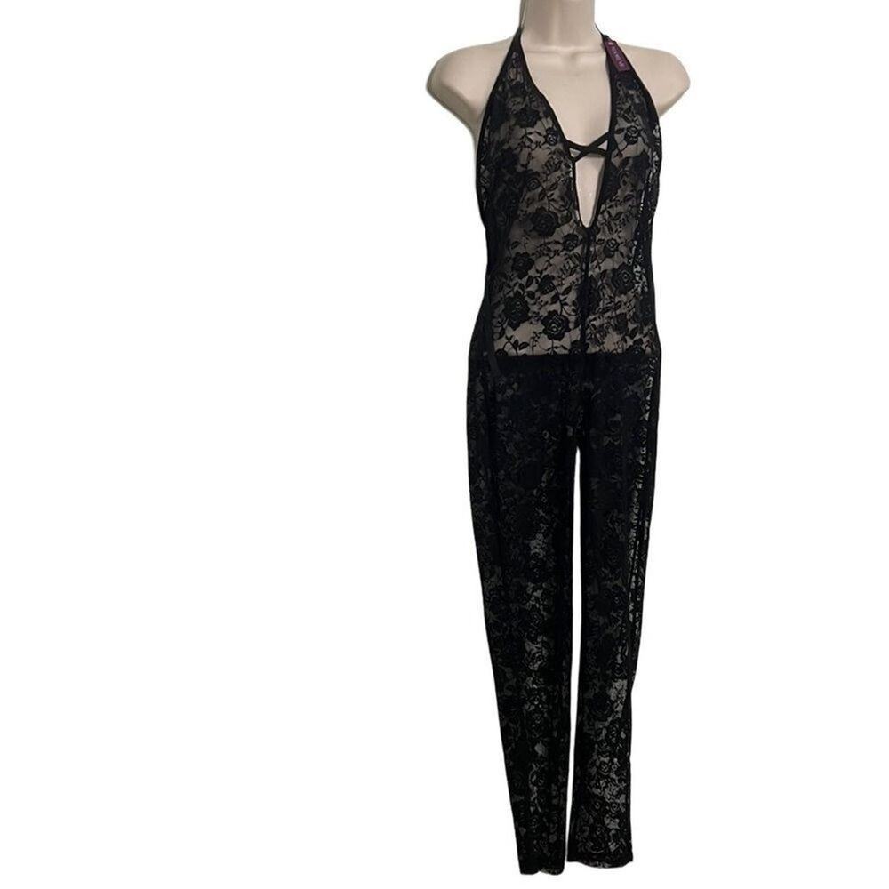 NWT ADORE‎ ME ONEPIECE LACE BODYSUIT SIZE M